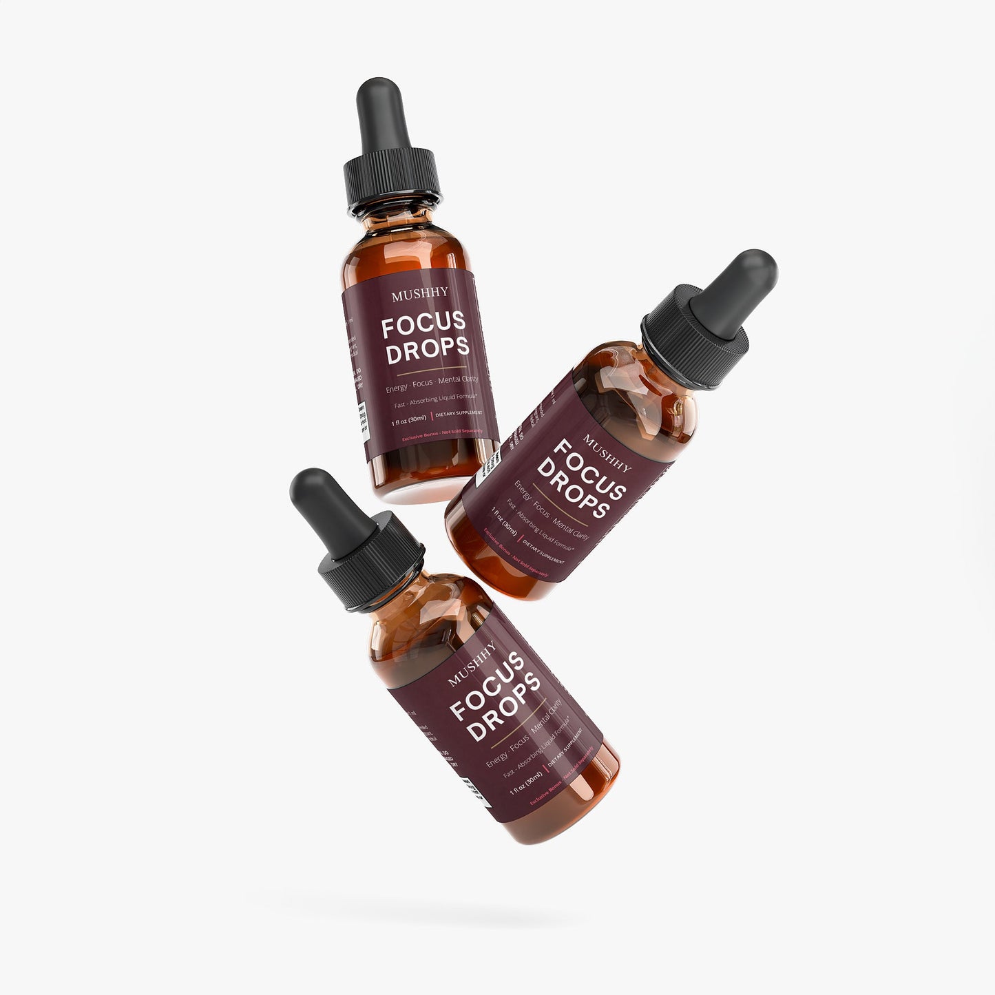Mushroom Energy & Cognition Drops Mushhy